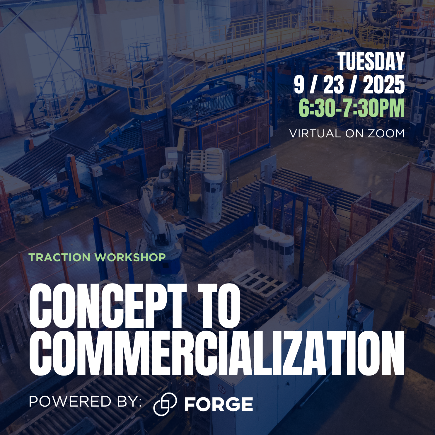 concept to commercialization virtual workshop